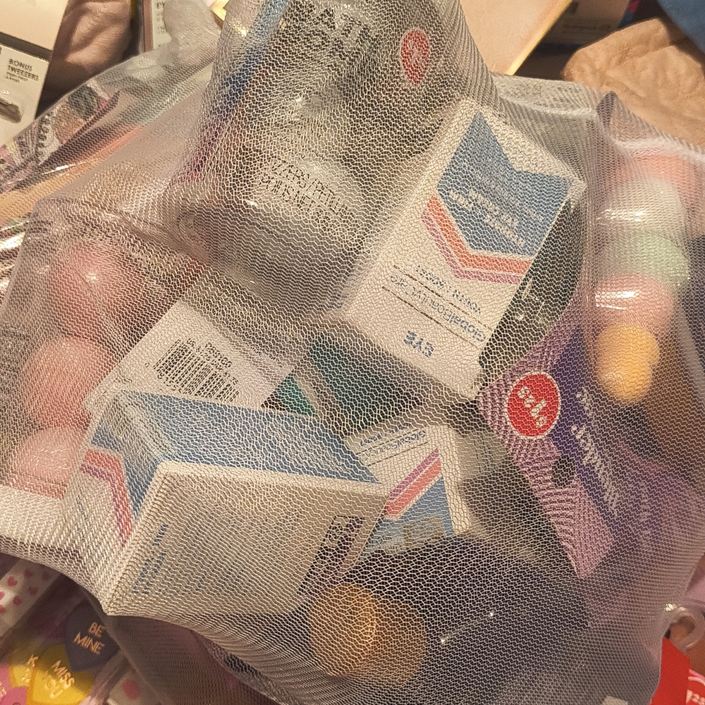 Assorted Beauty Products in Mesh Bag RESEEVED